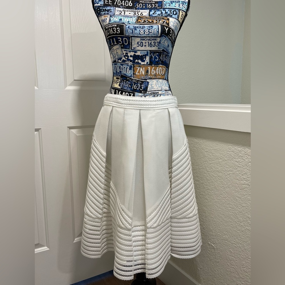 Beautiful Evening Off White Lace Skirt